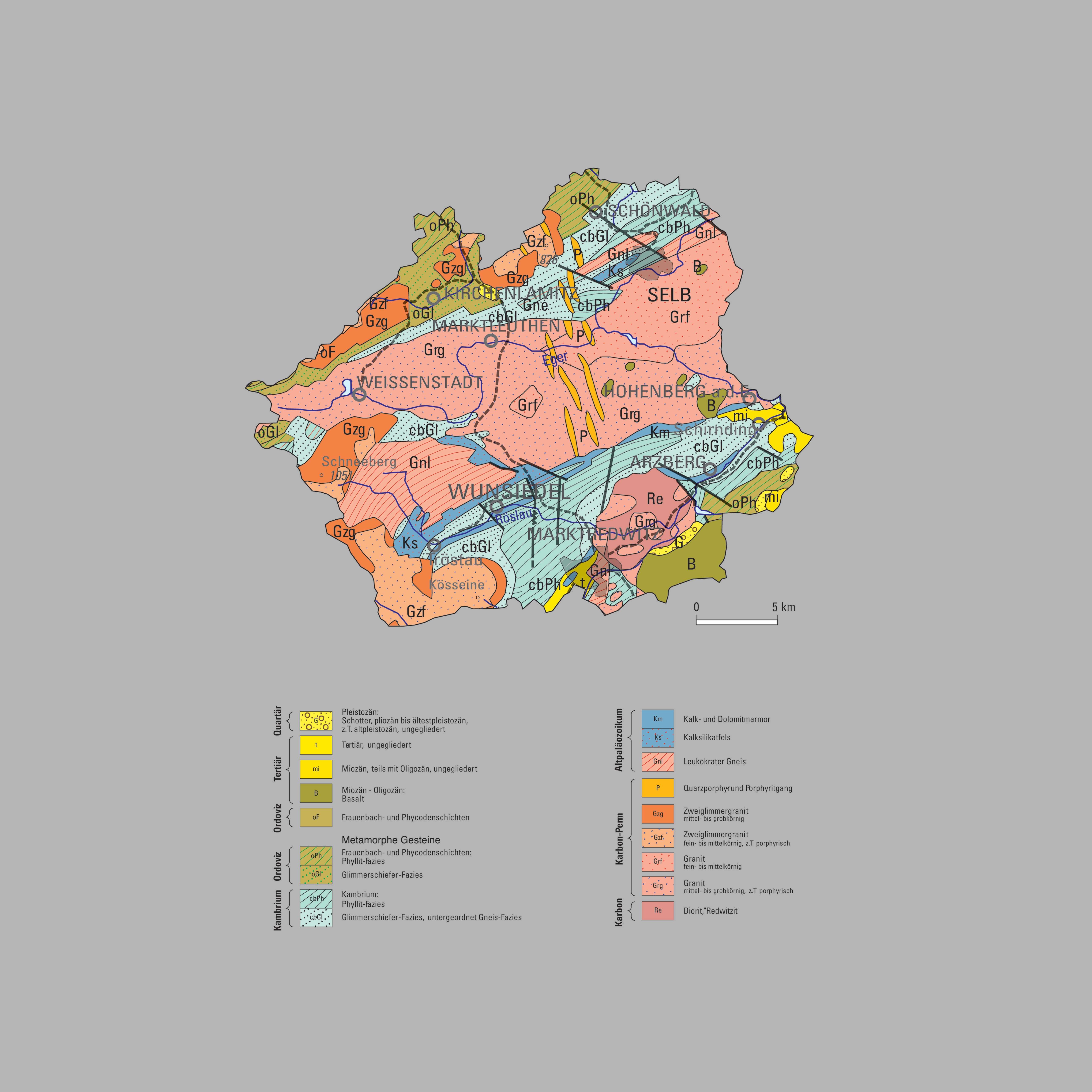 GeologischeKarteFichtelgebirge